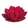 Red Lotus Capiz Shell Tea Light Holder