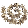 Folk Craft Wood Cut Garland Lrg