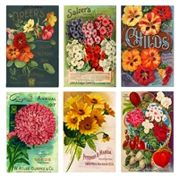 Vintage Seeds Mini Matchbox