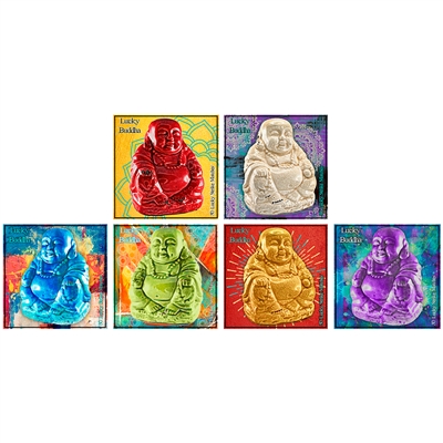 Lucky Buddha Square Matchbox