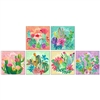 Watercolor Cactus Square Matchbox