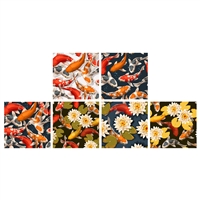 Koi Pond Square Matchbox Asst 60Pk