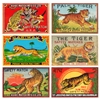 Vintage Tigers Mini Matchbox Asst 60Pk