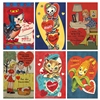 Vintage Valentines Mini Matchbox Asst 60Pk