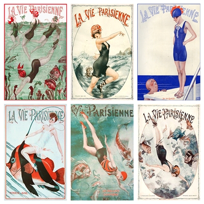 La Vie Parisienne Beach Girls Mini Matchbox