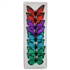 Rainbow Monarch Paper Butterfly Clips