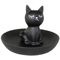 Miss Ebony Cat Ring Tray