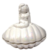 Misty Mermaid Jewelry Box White/Iridescent