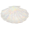 Pearla Shell Tray White Iridescent