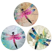 Paper Coaster Dragonflies