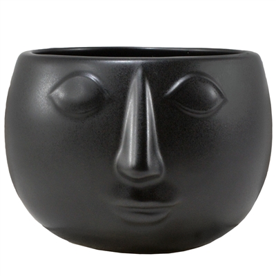 Mod Face Ceramic Pot