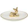 Golden Deer Ring Tray