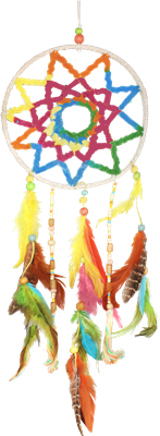 Rainbow Star Dream Catcher