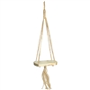 Macrame Rope & Wood Shelf