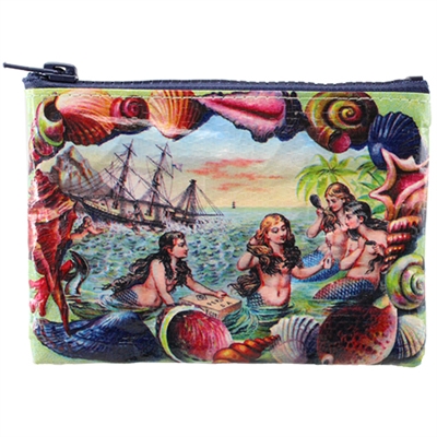 Seashell Mermaids Coin Purse