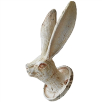 Rabbit Wall Hook Antique White