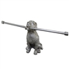 Loyal Companion Dog Ring Bar Gray Metal