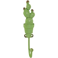 Prickly Pear Cactus Wall Hook