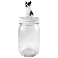 Little Pup Lid Glass Mason Jar