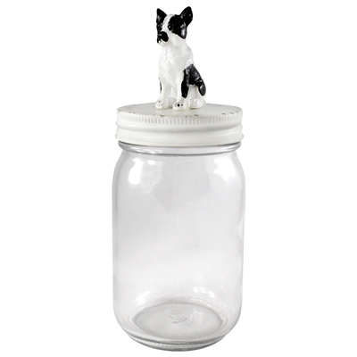 Little Pup Lid Glass Mason Jar