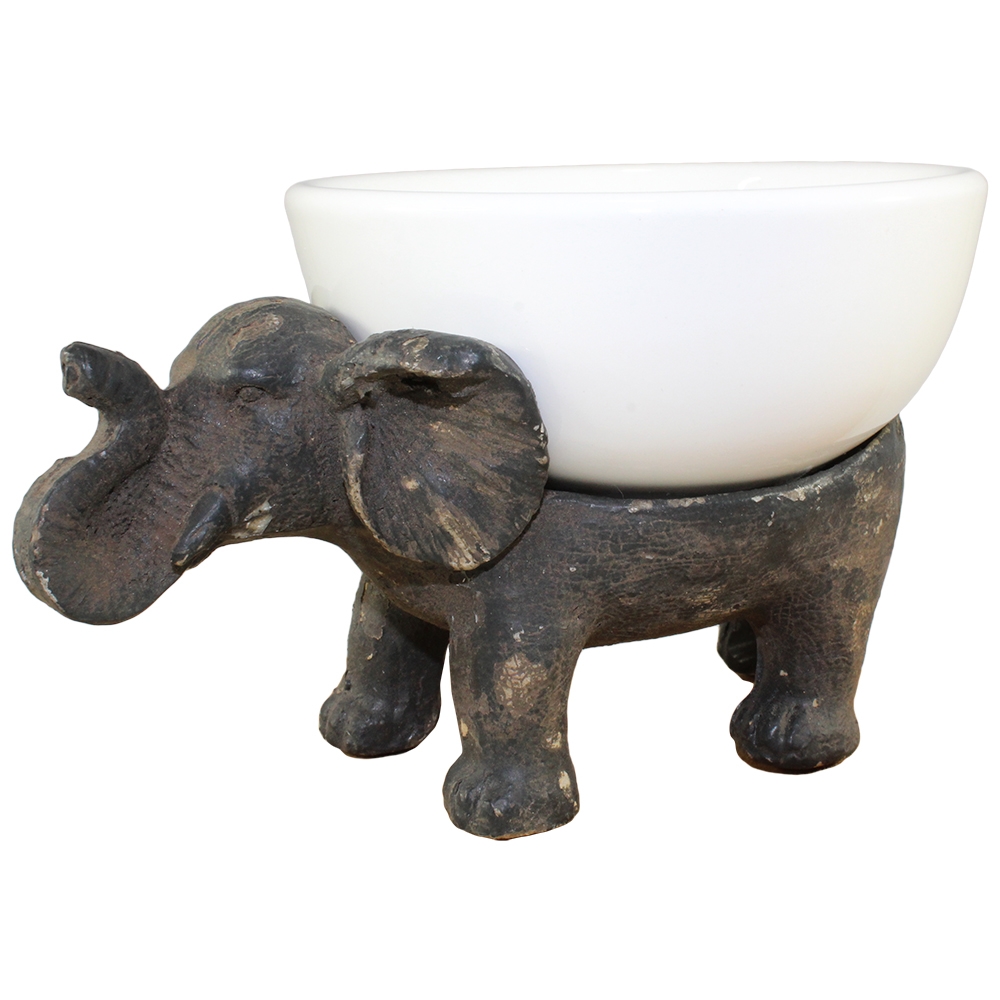 elephant ceramic bowl