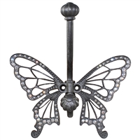 Jeweled Butterfly Wall Hook