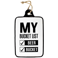 My Bucket List Metal Sign