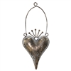 -Zara Hanging Heart Metal Antq Bronze Sml