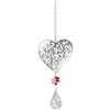 Single Heart Chrystal Sun Catcher