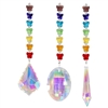 Chakra Butterfly Chrystal Sun Catcher