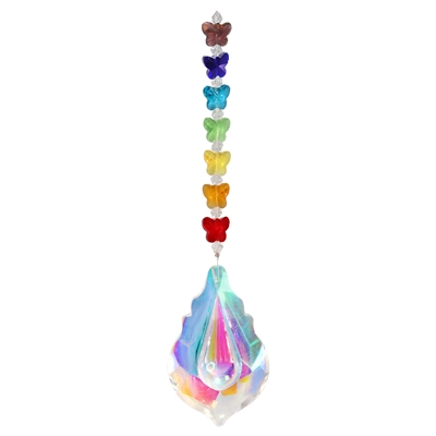 Chakra Butterfly Chrystal Sun Catcher