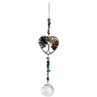 Heart and Gemstones Sun Catcher Strand