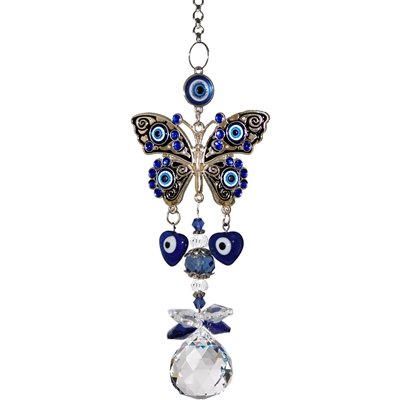 Protection Eye Butterfly Chrystal  Strand