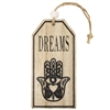 Hamsa Dreams Wood Ornament