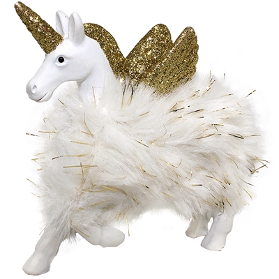 Winged Unicorn Fur & Glitter