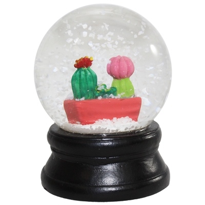 Cactus Garden Snow Globe Small