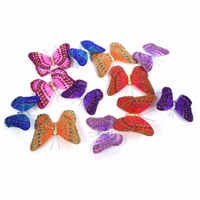 Butterfly Garland Multi Glitter