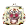 Rosy Sugar Skull Coin Purse