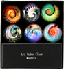 Nautilus Art Glass Magnets