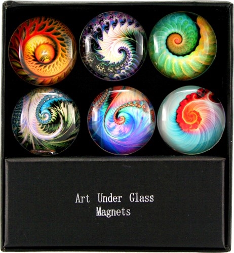 Fused Glass Magnets (Sets of 2)