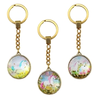 Unicorn Paradise Keyring