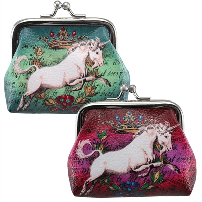 Unicorn King Clasp Coin Purse