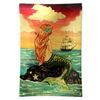 Aurelia Mermaid Gold Glass Tray