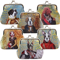 Canine Portrait Clasp Coin Purse