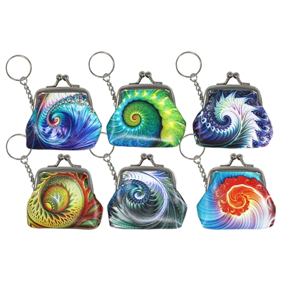 Nautilus Clasp Coin Purse Keychain