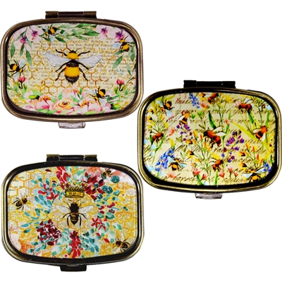 Bee Garden Pill Box