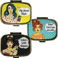 Pop -Art Women Pill Box