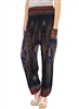 Zeda Pants Navy, Red & Green Floral