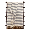 Black Diamond Stripes Cotton Throw