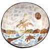 Coconut Bowl Mother of Pearl Inlay